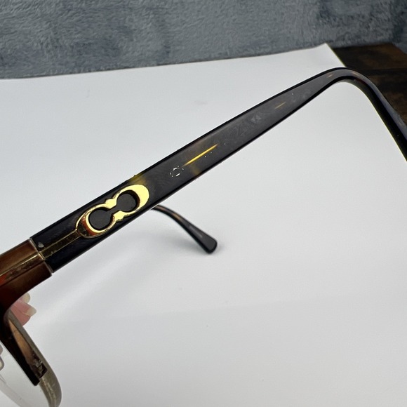 Coach HC5058 Jackie 9199 Dark Brown Tortoise 49-17-135 Eyeglasses Frames Only - Picture 9 of 15